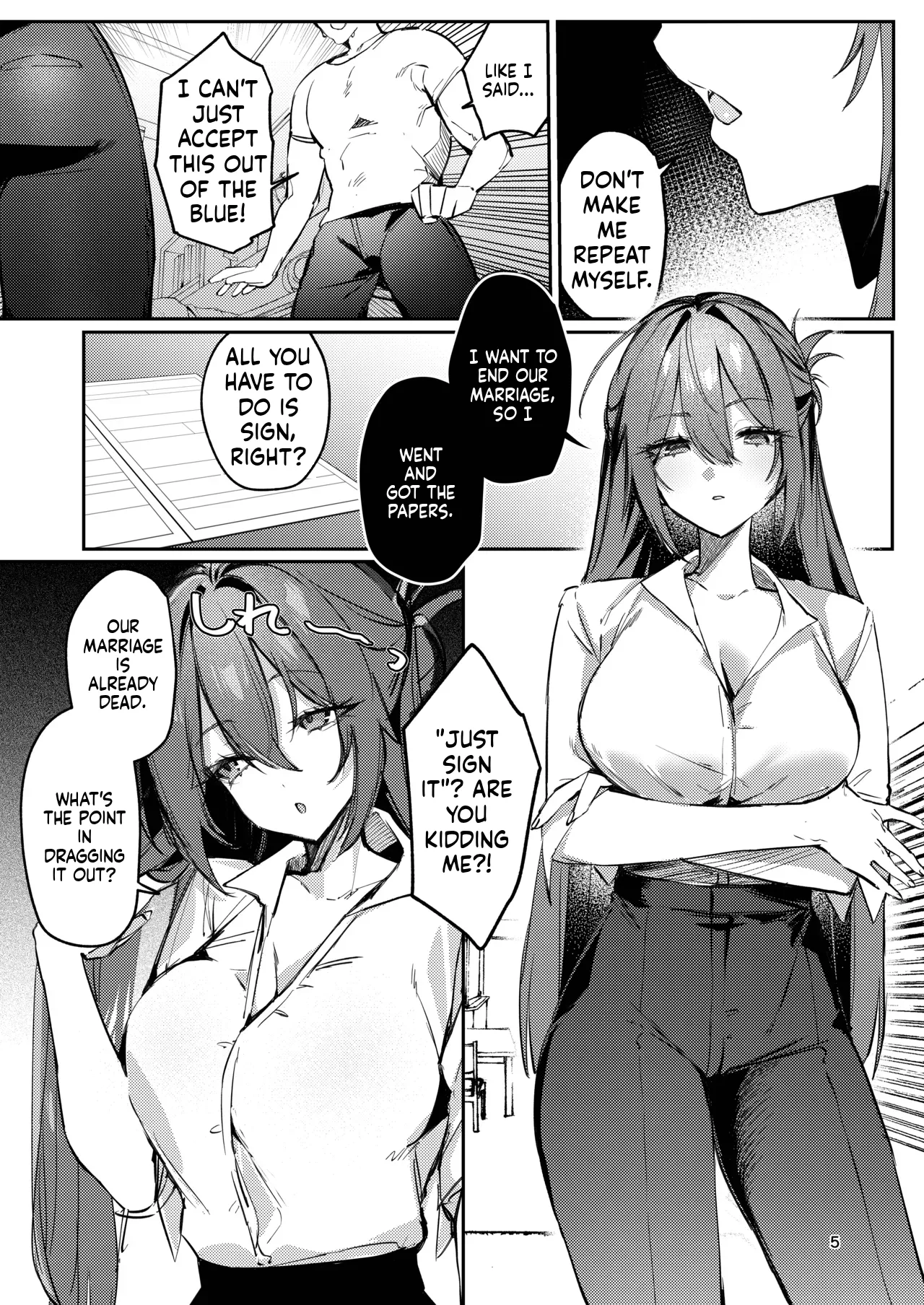 Hentai Manga Comic-Dumb wife, re-education.-Read-3